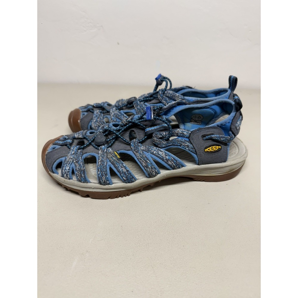 KEEN Whisper Closed Toe Sport Sandals Hiking Blue 1016576 Women's Size 8.5